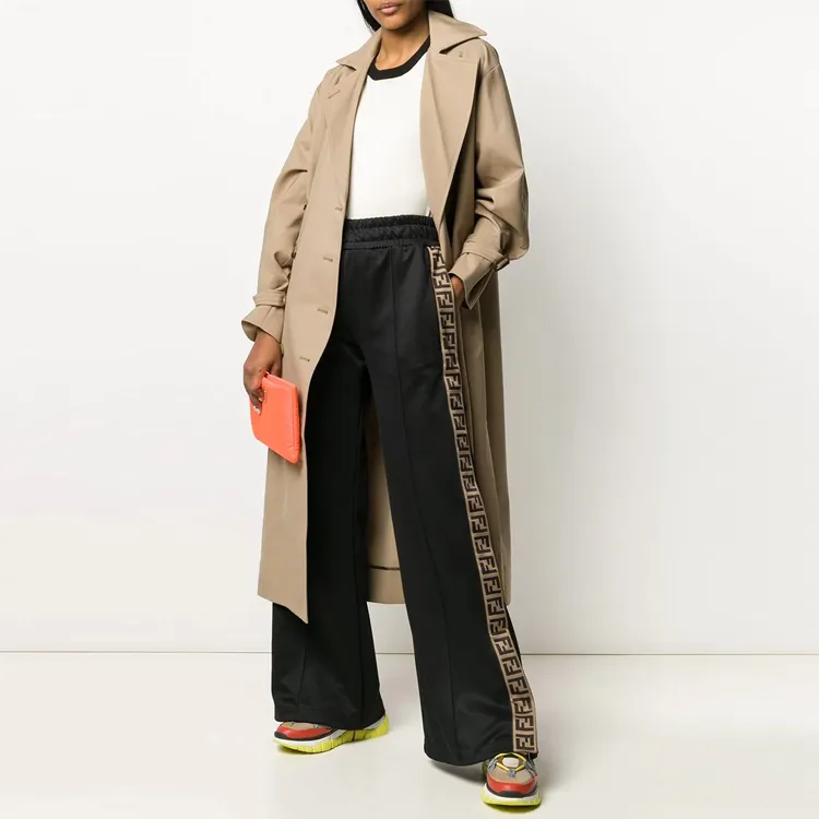 FENDI Casual Pants Women's Black-3