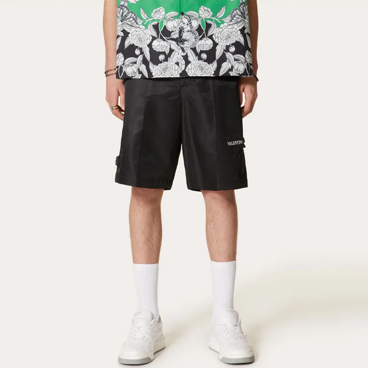 Valentino Garden Floral Embroidery Bermuda Shorts-1