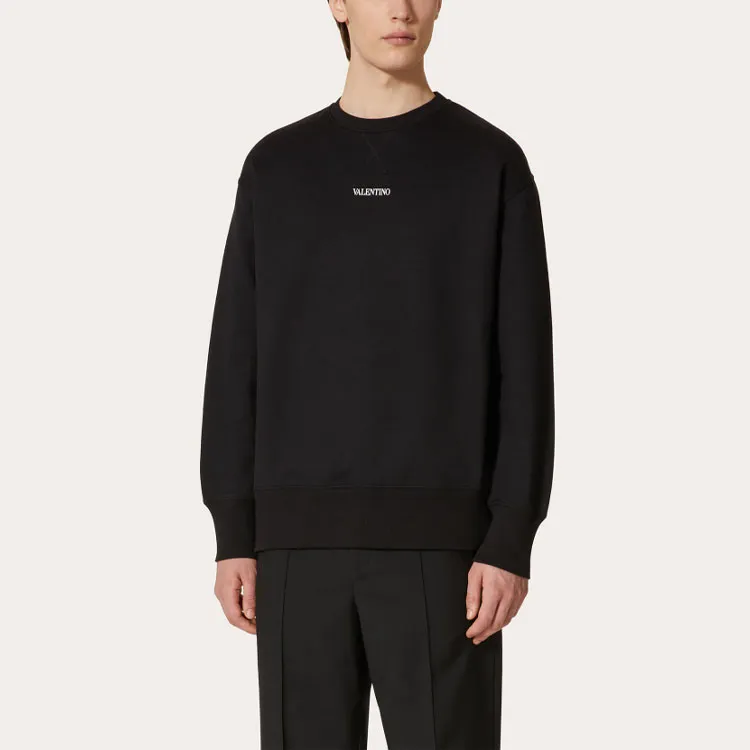 Valentino Small Logo Crewneck Sweatshirt-1