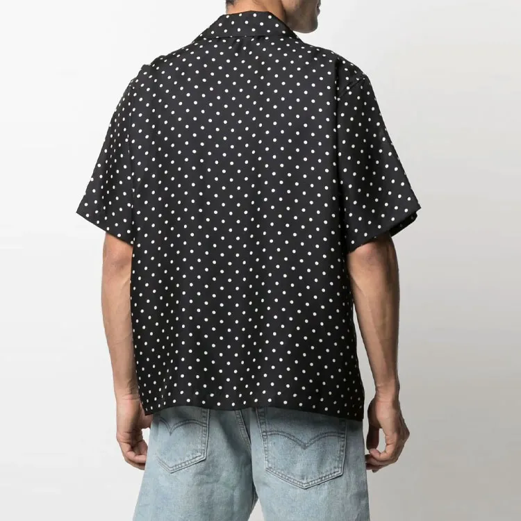 AMIRI Pajama Silk Polka Dot Shirt-3