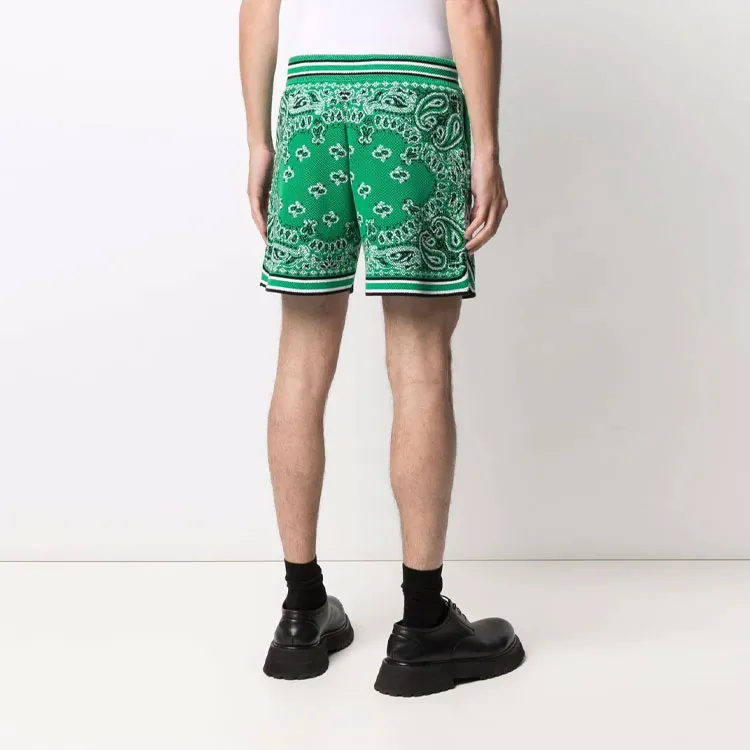 AMIRI Bandana Crochet Basketball Shorts-2