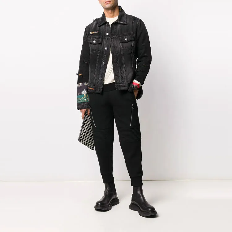 AMIRI Patch Scarves Trucker Jacket-1