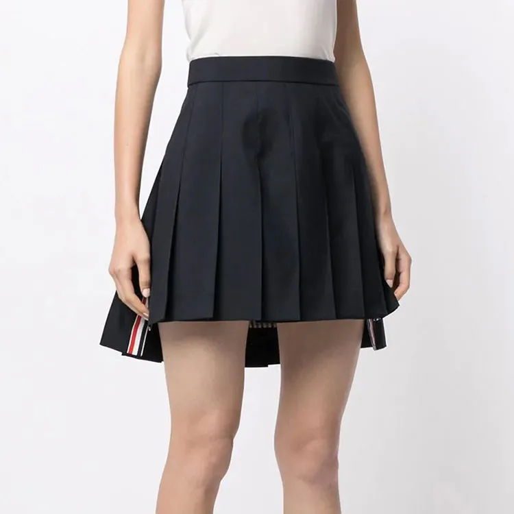 THOM BROWNE Rwb Pleated Skirt-1