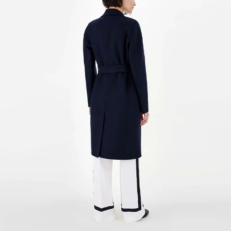 MaxMara Velvet Jackets Women's Navy Blue-2