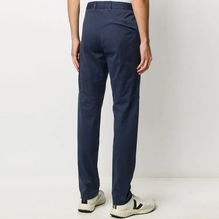 STONE ISLAND Cargo Pants Men Navy Blue-2