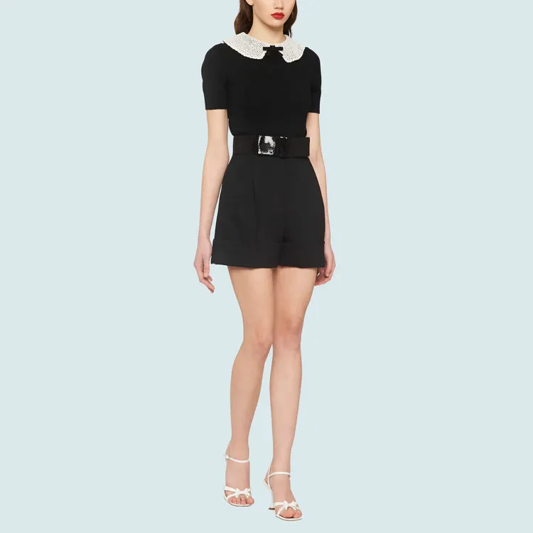 MIU MIU FW21 Casual Shorts Women's Black-1