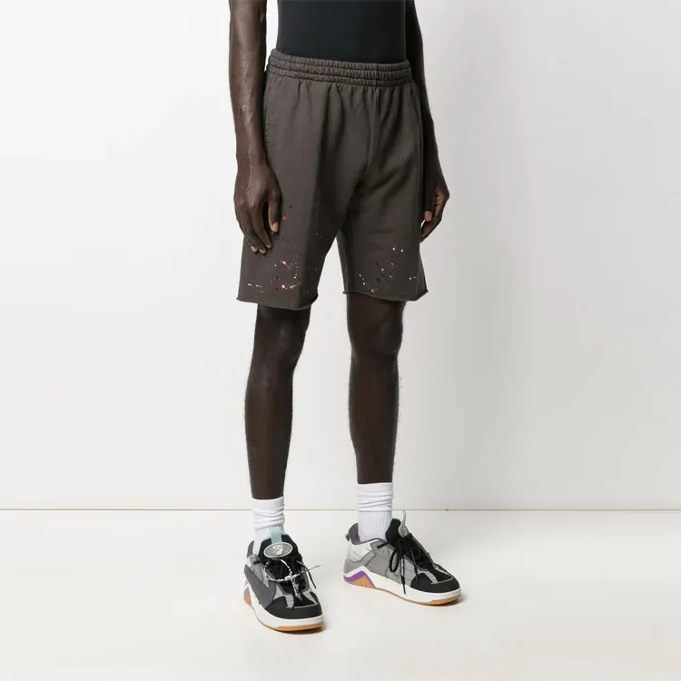 OFF WHITE SS21 Sports Shorts Men Dark Gray-3