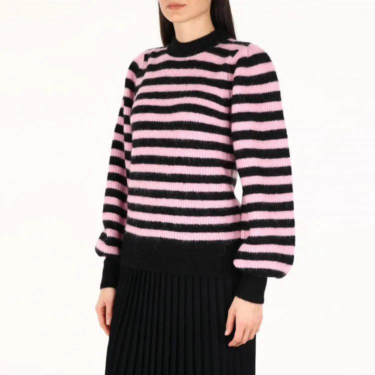 GANNI Slim Fit Sweater Women's Black-2
