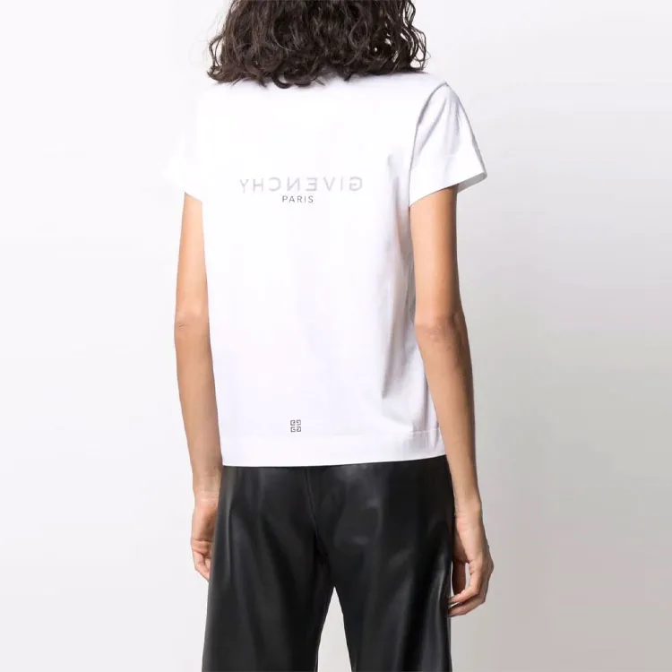Givenchy Reverse Slim Fit T Shirt 'White'-3