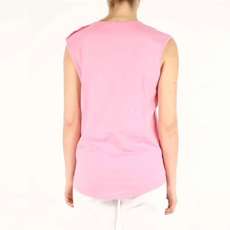 BALMAIN T-Shirts Women's Pink-3