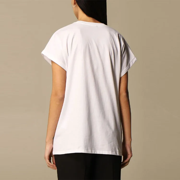BALMAIN T Shirts Women's White-3