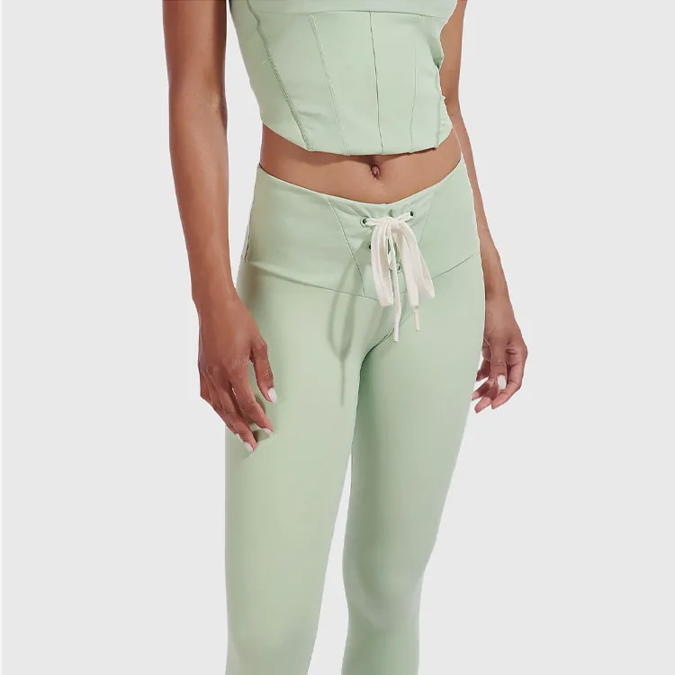 Staud X New Balance Staud Sports Pants Women's Mint Green-1