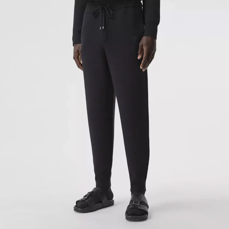 Burberry Knitted Sports Pants Men's Black-1