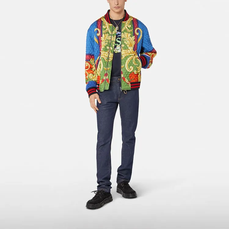 VERSACE Jackets Men Blue-1