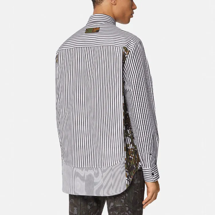 VERSACE Shirts Men Black-2
