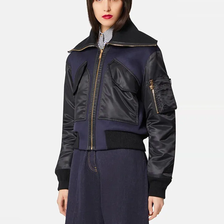 VERSACE Jackets Women's Black-1