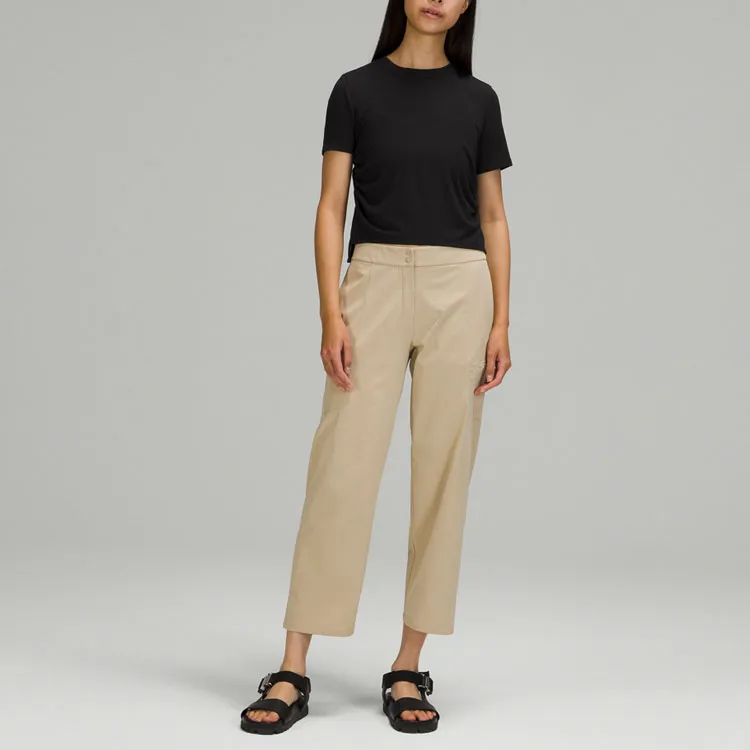 Lululemon Crop Tops Women's Black-4