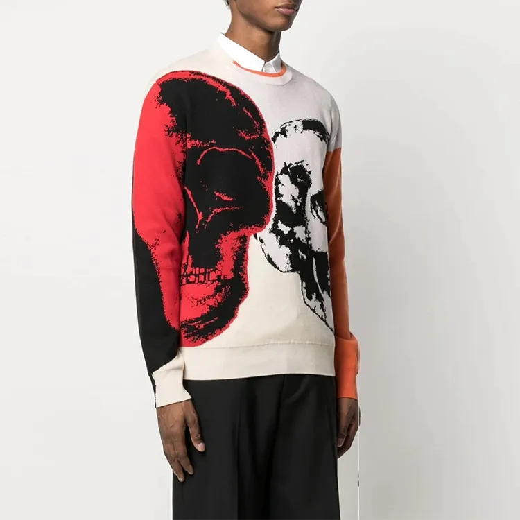 Alexander McQueen FW21 Sweater Men's White-1