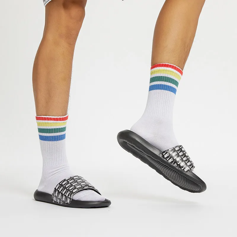 Nike Victori One Slide Print 'Repeat Logo Black'-5