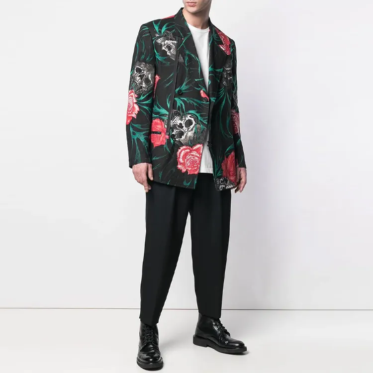 Yohji Yamamoto Floral print Shirt Jacket-1
