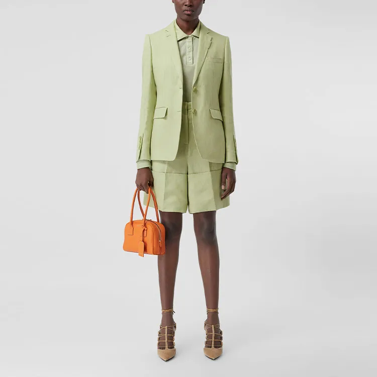 Burberry Casual Shorts Women's Mist Green-1