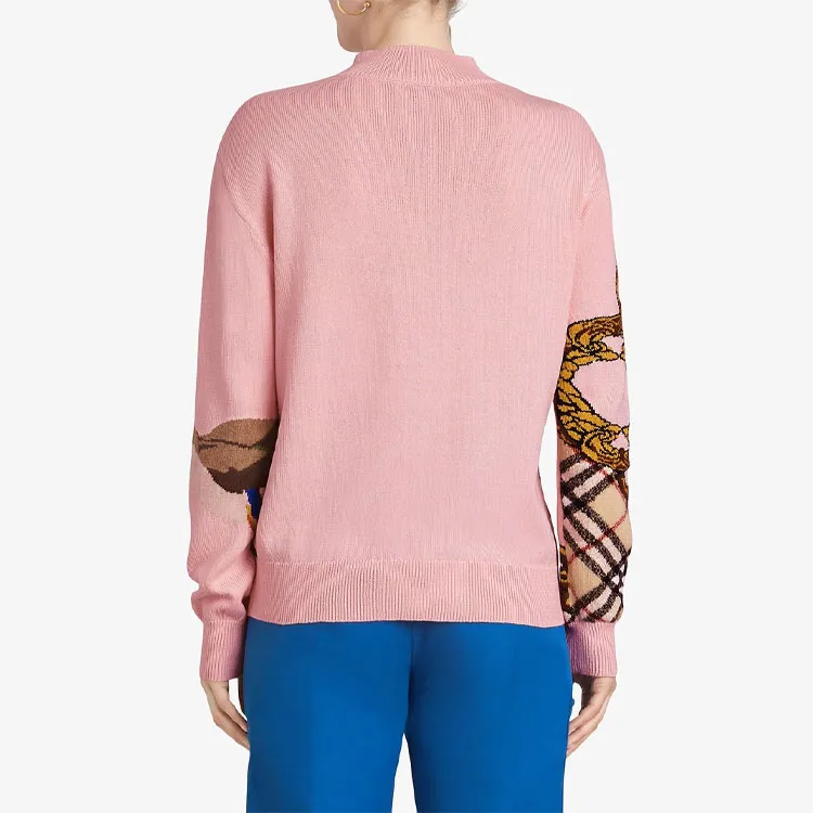 Burberry Loose Fit Knitwear Women's Pink-4