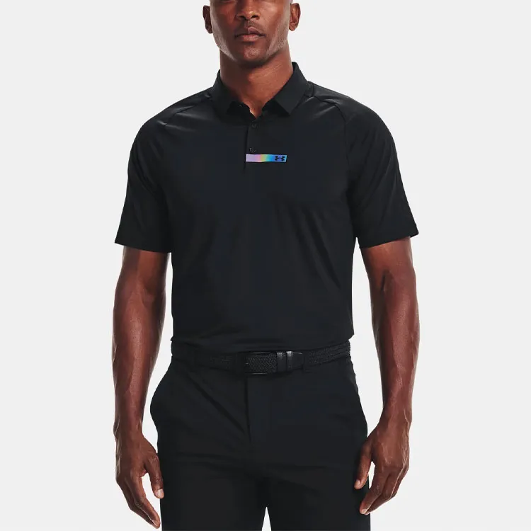 Under Armour RUSH Polo Shirt Men's Black-2