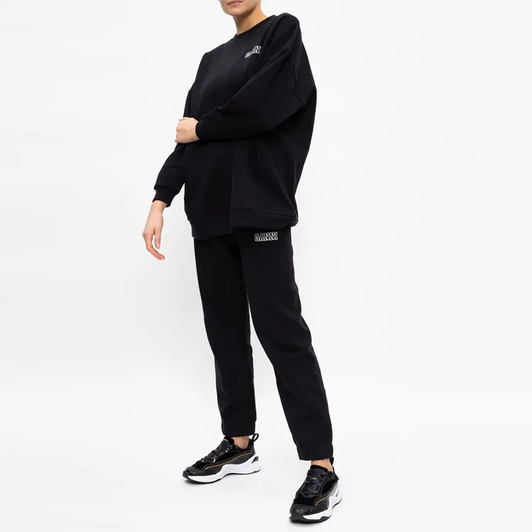 GANNI Casual Pants Women's Black-3
