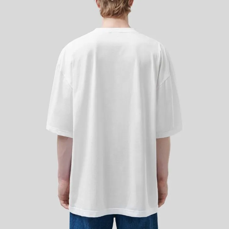 Balenciaga T Shirt Loose Fit Style Men's White-4