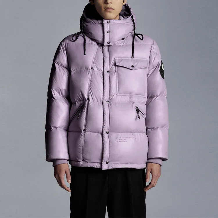 Fragment Design X MONCLER GENIUS MONCLER GENIUS X Fujiwara Hiroshi FRGMT Down Jackets Unisex Purple-3