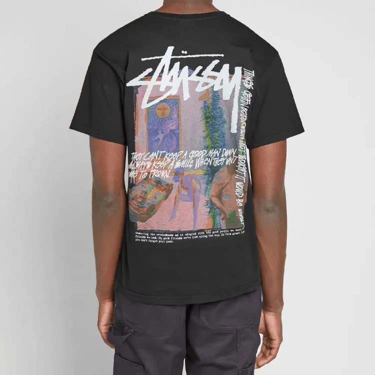Stussy Camelias Pigment Dyed Tee-6