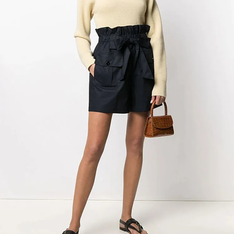 EMPORIO ARMANI Casual Shorts Women's Navy Blue-1