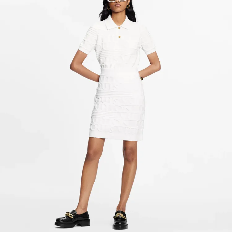 LOUIS VUITTON New Quarterly Products Of LV Casual Short Skirts Women's White-1