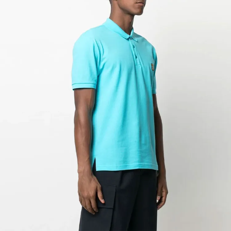 MOSCHINO Polo Shirts Men Blue-2