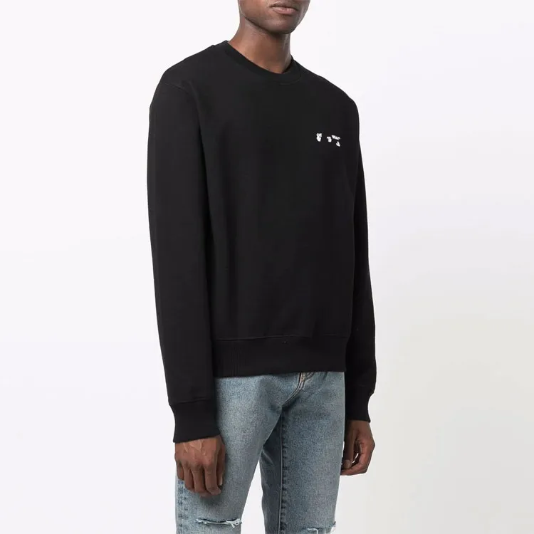OFF WHITE Drowning Man Logo Crewneck-3