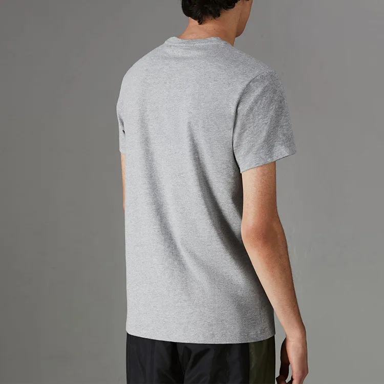 Burberry T Shirts Men Gray-4