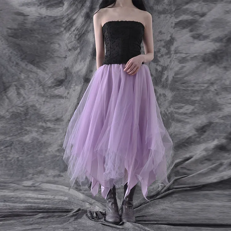 MARC LE BIHAN Casual Long Skirts Women's Orchid Purple-3