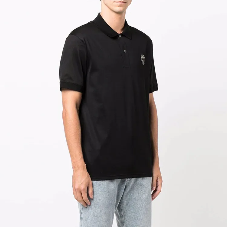 Alexander McQueen Polo Shirt Men's Black-3