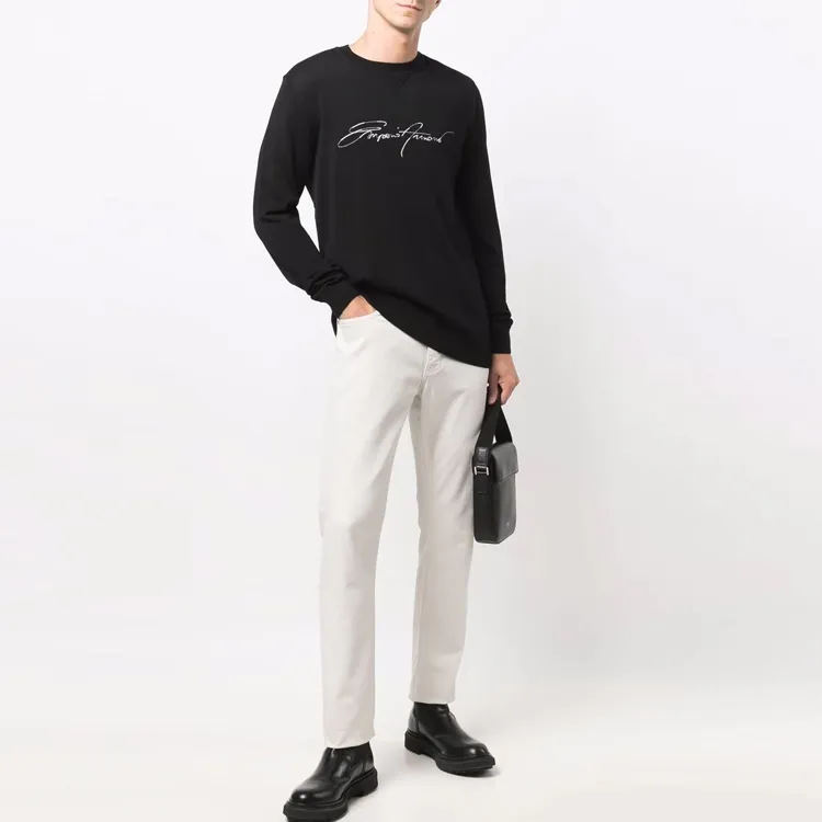 EMPORIO ARMANI FW21 Sweater Men's Black-1
