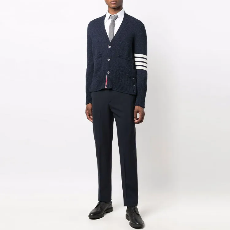 THOM BROWNE Sweaters Men Blue-1