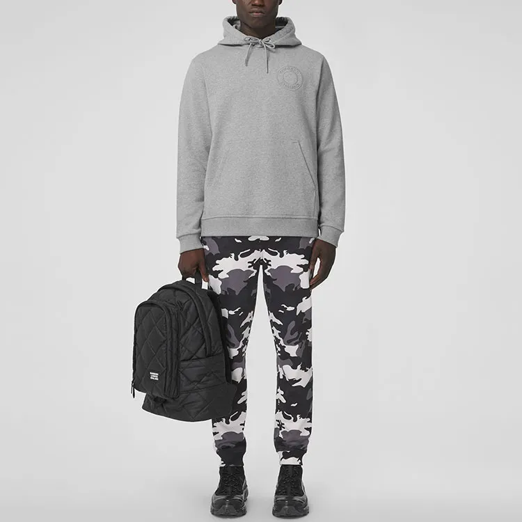 Burberry Letter Graphic Appliqué Hoodie-1