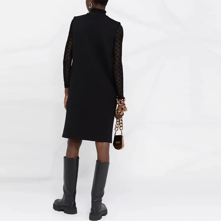 Vetements Sleeveless Dresses Women's Black-2