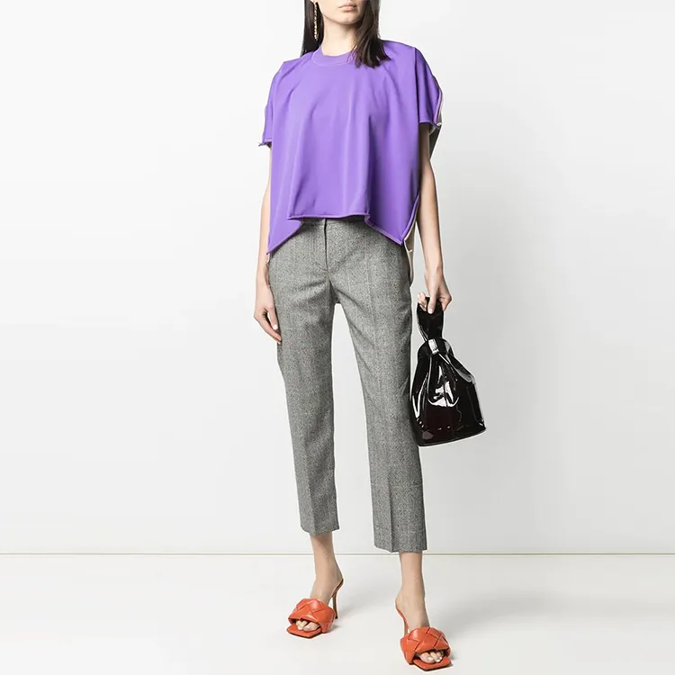 Bottega Veneta FW21 T Shirt Women's Purple-1
