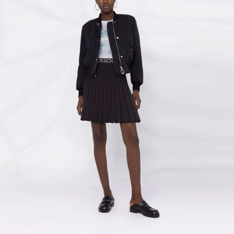 OFF WHITE FW21 Casual Long Skirts Women's Black-2