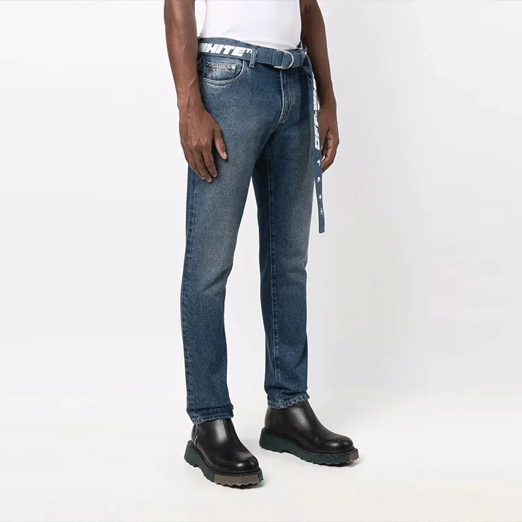 OFF WHITE FW21 Jeans Men Blue-2