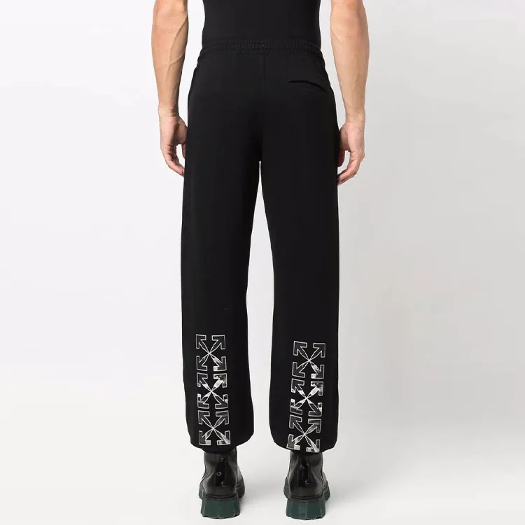 OFF WHITE FW21 Knitted Sweatpants Men Black-3