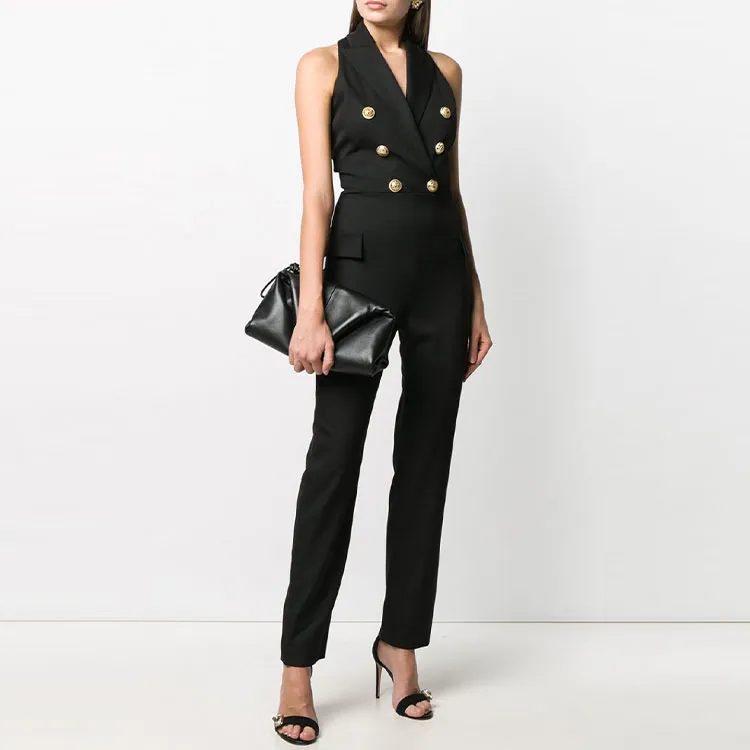 BALMAIN Jumpsuits Women's Black-1