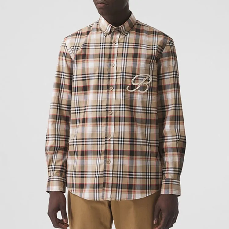 Burberry Shirts Men Black-3