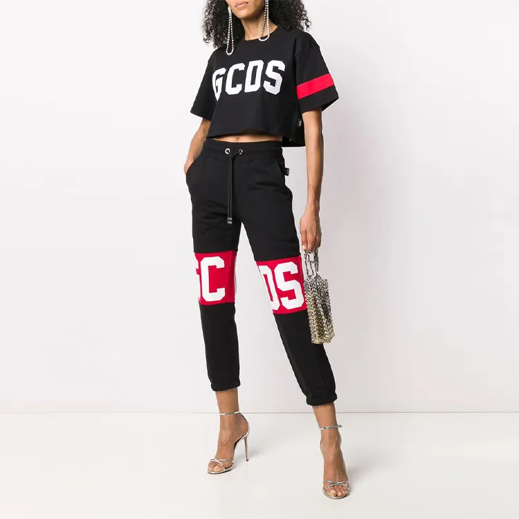 GCDS Crop Tops Women's Black-2