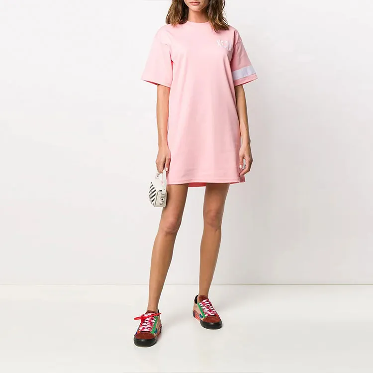 GCDS Short Sleeved Dresses Women's Pink-1